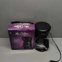 Mr. Coffee 5-Cup Mini Brew Switch Coffee Maker, Black