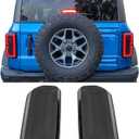 Savadicar Tail Light Covers, Rear Brake Lamp Guards Compatible with 2021 2022 2023 Bronco SUV(Not Fits Bronco Sport), Fashionable Acrylic Taillight Trim, Smoky Tint