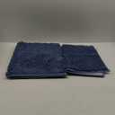 MitoVilla Blue Bathroom Rugs 2 Piece Set - 17" x 24" + 20" x 32", Non-Slip Extra Soft Absorbent Chenille Bath Rugs, Quick Dry Shaggy Shower Bathroom Floor Mat