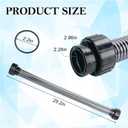 155710 Pool Pump to Filter Hose Assembly for Pentair Sand Dollar and Sta-Rite Cristal-Flo II Filter compatible with Pool and Spa Sand Ground Pool Pump to Filter Hose (30" Length)