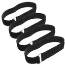 4 Pcs Ellipse Leg Exerciser Machine Pedal Straps Elliptical Accessories Fitness Black