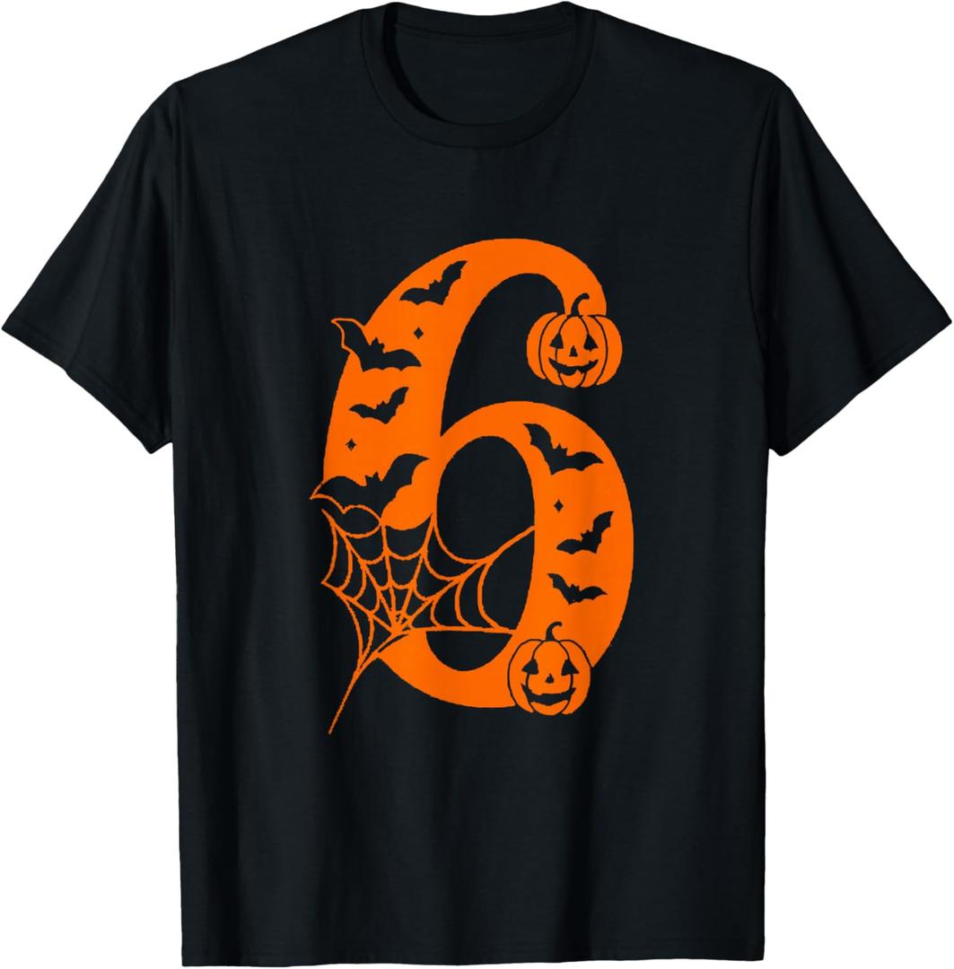 Number 6 Funny Meme Saying 6 7 Six Seven Halloween Costume T-Shirt 