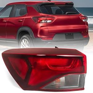 Huray Left Halogen Outer Tail Light Fit for Chevy Trailblazer L/LS/LT 20212025 LH Taillight Back lamp Rear Brake Lamp Assembly OE Style Replacement for GM2804147 (Driver Side)