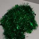 TURNMEON 33 Ft by 4.3" St. Patrick's Day Tinsel Garland Decoration with Shamrocks Green Clover Metallic Streamers St.Patrick's Day Decorations Outdoor Indoor Home Wall Door Window Irish Party Supplies