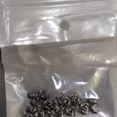 Henoyso 24 Pcs Bead Chain Stop 7 mm Large Beaded Chain Stopper Metal Blind Control Ball Physical Crimp Stopper for Sizes 6 or 8, Silver