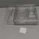 Expandable Bathtub Tray Caddy, Clear Bath Tray for Tub for Bath Relaxing, Foldable Bath Table Trays, Bathtub & Bathroom Accessories for Women Gift, Anniversary or Wedding Gifts, New Home