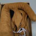 Syhood Puppy Dog Costume Set Ears Headband Bowtie Nose Tail Paw Gloves Accessories for Carnival, Light Coffee, Classic