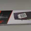 Redragon K521 Upgrade Rainbow LED Gaming Keyboard, 104 Keys Wired Mechanical Feeling Keyboard with Multimedia Keys, One-Touch Backlit, Anti-Ghosting, Compatible with PC, Mac, PS4/5, Xbox (Black)