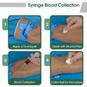 Ultrassist Phlebotomy Practice Arm Kit Dark Skin, IV Arm for Nursing Practice with Carrying Bag, Fake Arm with Fake Blood for Phlebotomy