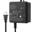 DEWENWILS 60W 120V AC to 12V DC Outdoor Low Voltage Transformer with Timer and Photocell Light Sensor, Weatherproof, Specially for LED Landscape Lighting, Spotlight, Pathway Light, ETL Listed