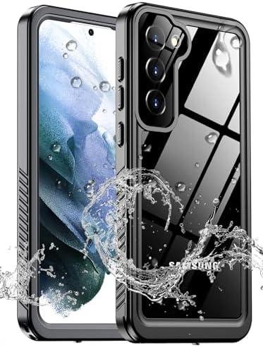 xiwxi for Samsung Galaxy S21 Plus Case Waterproof,[IPX8 Underwater Case][Full Body Shockproof & Military Dropproof] Clear Sound Quality Built-in Screen Protector for Samsung S21 Plus 6.7 inch-Black