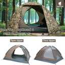GEERTOP 4 Person 4 Season Tent for Camping Waterproof Double Layer Easy Set Up Family Tent for Camping Hiking Backpacking Outdoor Travel