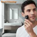 Ear and Nose Hair Trimmer Clipper - 4-in-1 Grooming Tool for Nose Hair, Ear Hair, Beard, Eyebrows, Head Hair, Body Hair, Armpit, Leg (Black)