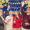 78.74''x39.37'' Retirement Banner Happy Retirement Party Decorations for Office F321