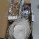 Cambom Rotary Cheese Grater Hand Crank Cheese Shredder for Fresh Cheese, Vegetable, Nuts,Non-slip Suction Base, Free Cleaning Brush Three Blades, White