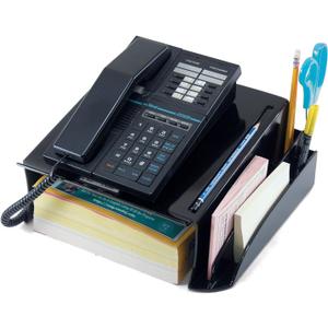 Officemate 26102 Recycled Telephone Stand, 12 1/4 x 10 1/2 x 5 1/4, Black (OIC26102)