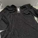 Tencole Womens 3/4 Ruffle Sleeve Sparkly Tops Sequin V Neck Blouses Dressy Casual Shirts, Size L