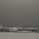 Weatherproof Outdoor Retractable Dog Gate for Deck with No Rust Stainless Steel Screws and Rods, 55" Wide Waterproof Retractable Baby Gates for Doorways, Safety Mesh Outdoor Dog Gate for Pet, Gray (35" X 55")