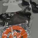 Halloween Decorations Indoor Party Decor, HAPPY HALLOWEEN Accessories with TRICK OR TREAT Banner, 3 PCS Large Garland Bat Ghost Pumpkin, Hanging Party Supplies Backdrop for Home Office Classroom