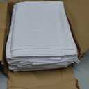 sancua White Table Cloths Rectangle, 8 Pack Tablecoths for 6 Foot Tables - Washable Polyester Fabric Table Cover for Wedding, Birthday Party, Banquet Reception, 54x108 Inch