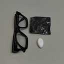 livho Oversized up to 99% Blue Light Blocking Glasses for Woman - Rectangle Fashion Glasses for Computer, Chic Preppy Frame (All Black)