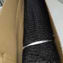 HIDALIFE Temporary Fence with Posts,Safety Barrier for Dog Snow Plastic Mesh Fencing with Fiberglass Stake Windbreak Rope,Movable Fencing Roll for Garden Backyard Outdoor Animal Protect (3'50' black)