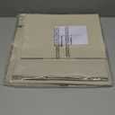 Decorative Photo Storage Boxes with Lids - Set of 2 Beautiful Linen Organizers Are Perfect to Safely Store Your Pictures, Documents, Scrapbooking Supplies, Keepsakes and Other Memories in Style (Ivory)