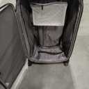 SwissGear Sion Softside Expandable Luggage – Large Checked Suitcase with 360 Degree Wheels & Retractable Handle – 29 Inch, Perfect for 7-9 Night Trips – Dark Gray