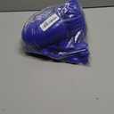 PATIKIL 24 Set Ice Cream Bowls and Spoons Set, 8oz Baseball Cap Ice Cream Bowl Baseball Helmet Snacks Dessert Bowls Plastic Cute Reusable for Chocolate Birthday Party, Blue