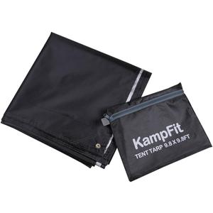 9.8'x9.8' Waterproof Tent Footprint Camping Tarp with 6 Pcs Ultralight Tent Stakes