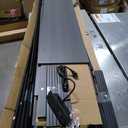 Queen Size Loft Bed L-shaped Desk USB Metal Loft Bed Wardrobe High Loft Bed LED