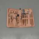 Manicure Set 30 in 1 Nail Clippers Set,Nail Manicure Kit for Women,RedFlow Toenail Clippers,Pedicure Kit,Pedicure Tools,Suitable for Travel Manicure Tools (Rose Gold)