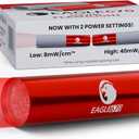 New Version! 670 nm Deep Red LED Light 8mW/cm2 | USA Lab Verified 670nm Flashlight (670 nm LED) w/Spacing Tube | Red Light Therapy 670 nanometers | Easy on The Eyes - no Blue Light