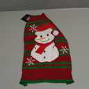 NACOCO Dog Snowman Sweater - Thick Xmas Sweater for Small Dog & Cat (Snowman, M) (Medium (Pack of 1))