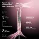 MESCOMB 6 in 1 Hot Air Styler Wrap, Professional Hair Styler with Thermal Round Brush for Blowouts, Fast Drying for Blow Dry, Curling, Volumizing, Straightening, Salon Results in Minutes (Light Pink)