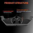 D1414 D1012 Front and Rear Ceramic Brake Pads w/Hardware for 2010 2011 Ford F-150