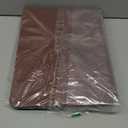 LLi Cufite 3 Rings Check Binder for End-Stub Deskbook Checks, Zipper Business Check Binder, 3 on a Page, Fit 3 & 9 Holes Check Faux Leather (9" x 11 1/4") (Brown)