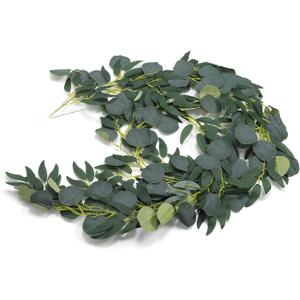 GLOGLOW Artificial Flower Garland, Plant Vines Hanging WallMounted Rattan Greenery Decor for Home Garden Hotel Wedding Party DecorationArtificial Plants & Greenery