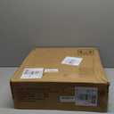 Diamond Dcor End Table, Nightstand with Charging Station, Bedside Table with Solid Wood Legs, Black