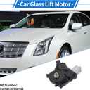Front Left Power Window Regulator Lift Motor for Cadillac XTS 2013-2019 All Body Style No.742591 7 Pins Car Window Glass Lift Motor W/Auto Lift