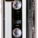 Case for Galaxy Note 20 with Reinforced Corners TPU Soft Bumper Retro Cassette Tape Case Compatible with Samsung Galaxy Note 20