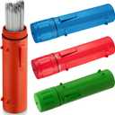 Zonon 4 Pcs Electrode Rod Storage Tube 14 Inch Airproof and Waterproof Welding Rod Holder for Canister(Red,Blue,Green Orange)