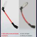 8PCS Spark Plug Wires Set Compatible with GMC Hummer Chevrolet Cadillac,Spark Plugs and Wires Replacement OEM#M8-48322,48322R