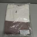 LAISHEN Womens Fall Fashion 2023 Long Sleeve Sweaters Casual Loose Color Block Crew Neck Knit Pullover Tops (M)