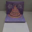 INPHER Birthday Cards Fireworks Pop Up Cake Light and Music Happy Birthday Gifts Decorations for Women, Men, Mom, Grandma