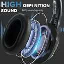 Retekess TA003 Silent Disco Headphone System,Wireless Silent Disco LED Light Headphones, Stereo and HiFi Sound, Silent Party Headphones for Music Events, Bar, Silent Conference (30 Pack)
