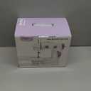 Magicfly Mini Sewing Machine with Extension Table, Dual Speed Portable Sewing Machine for Beginners with Light, Sewing Kit for Household Use, White