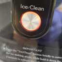 Kismile Nugget Ice Maker Countertop,35Lbs/24H Pellet Ice Machine with Chewable Ice,Self-Cleaning Pebble Ice Maker with Ice Scoop,One-Click Operation,for Home/Kitchen/Office(Black)