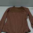 Avidlove Bodysuits for Women Mock Neck Shapewear Body Suit Long Sleeve Leotard Mesh Going Out Tops Concert Outfits (Small, Brown)