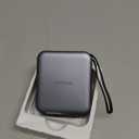 NOPBER 6-in-1 Magnetic Portable Charger 10000mAh  22.5W Fast Charging with AC Wall Plug Built-in USB-C & Lightning Cables for iPhone 17/16/15/14/13/12, Android & Samsung (Silver Gray)